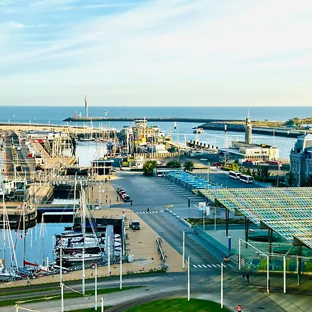 Apartamento Cloud9 Sky Dist - Lux Large Terrace, Marina & Sea View In Center Ostende