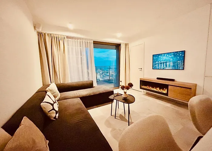 Apartment Cloud9 Sky Dist - Lux Large Terrace, Marina&sea View In Center Ostende